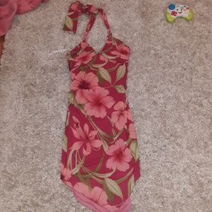 Floral Halter Dress